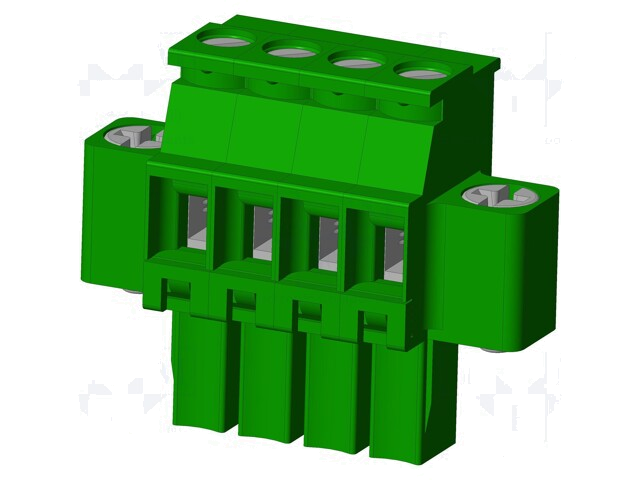 Connector: ontkoppelbare terminal strip; stekker; vrouwelijk Connector: ontkoppelbare terminal strip; stekker; vrouwelijk